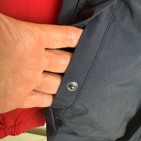 Nautica Windbreaker Jacket Colorblock Blue & Red & White Size L - Picture 3 of 14